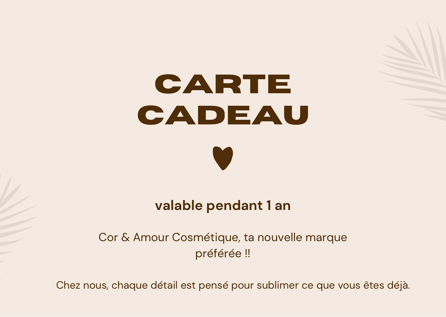 carte cadeau