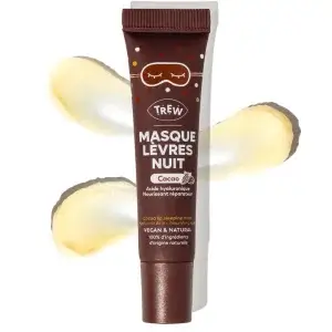baume à lèvres de nuit arôme cacao 100 % naturel et vegan