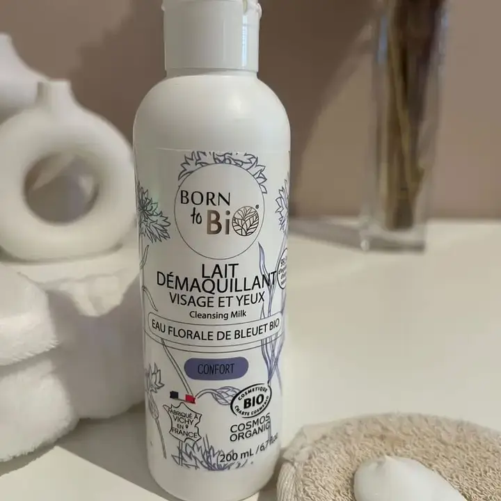 lait démaquillant bleuet guimauve bio cosmos organic