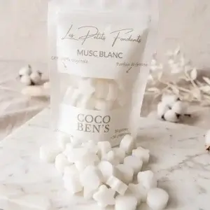 fondants parfumés parfum de grasse musc blanc