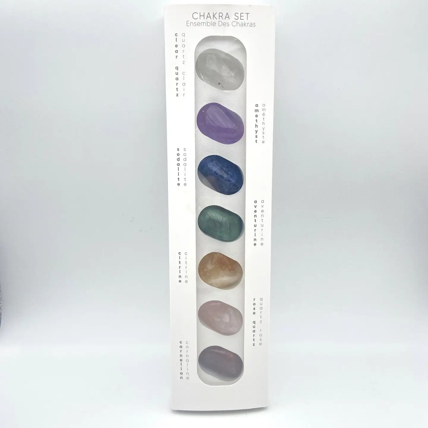 coffret de pierres roulées 7 chakras
